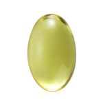 Atomy Alaska E-Omega3 transparent yellow softgel capsule close up shot